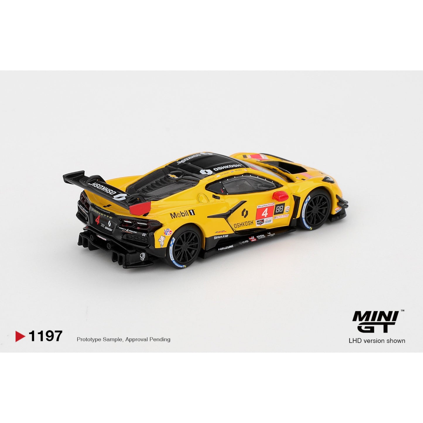 Mini GT - Pre-Order - Chevrolet Corvette Z06 GT3.R #4 Corvette Racing by Pratt Miller Motorsports 2025 IMSA Daytona 24 Hrs - MGT01197 (LHD)
