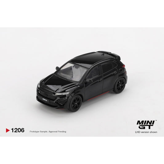 Mini GT - Pre-Order - KR Exclusive - Hyundai KONA N Phantom Black - MGT01206 (LHD)