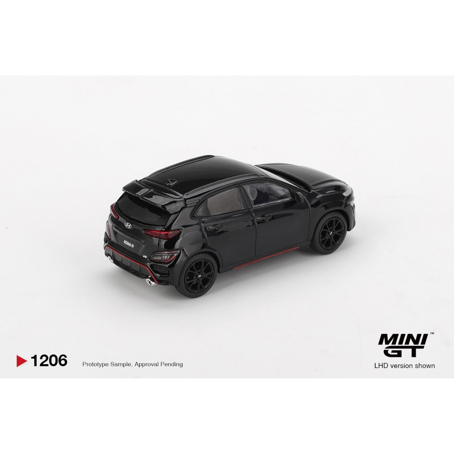 Mini GT - Pre-Order - KR Exclusive - Hyundai KONA N Phantom Black - MGT01206 (LHD)