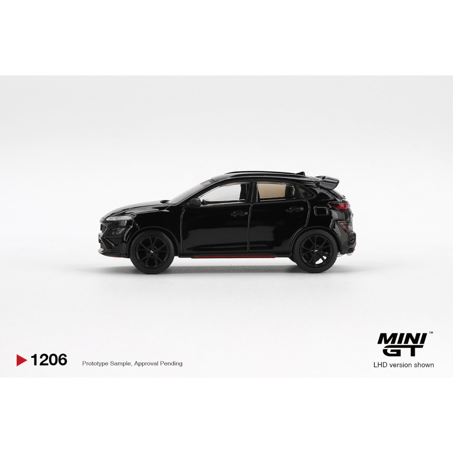 Mini GT - Pre-Order - KR Exclusive - Hyundai KONA N Phantom Black - MGT01206 (LHD)