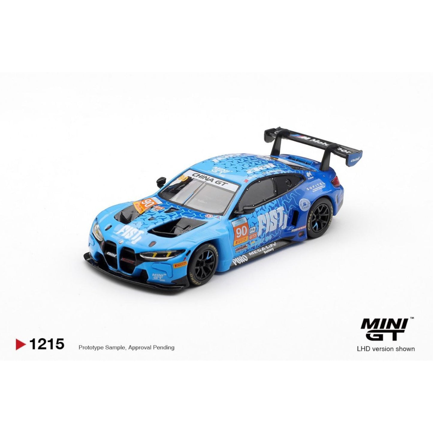 Mini GT - Pre-Order - BMW M4 GT3 EVO #90 FIST Team AAI 2025 China GT LHD/ China Packaging - MGT01215-CH