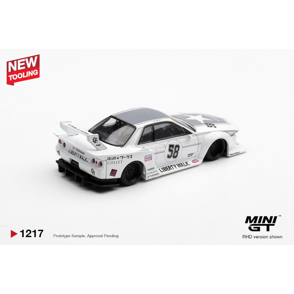 Mini GT - Pre-Order - Nissan GT-R32 LB-Kaido Works TAS 2025 - MGT01217 (RHD)