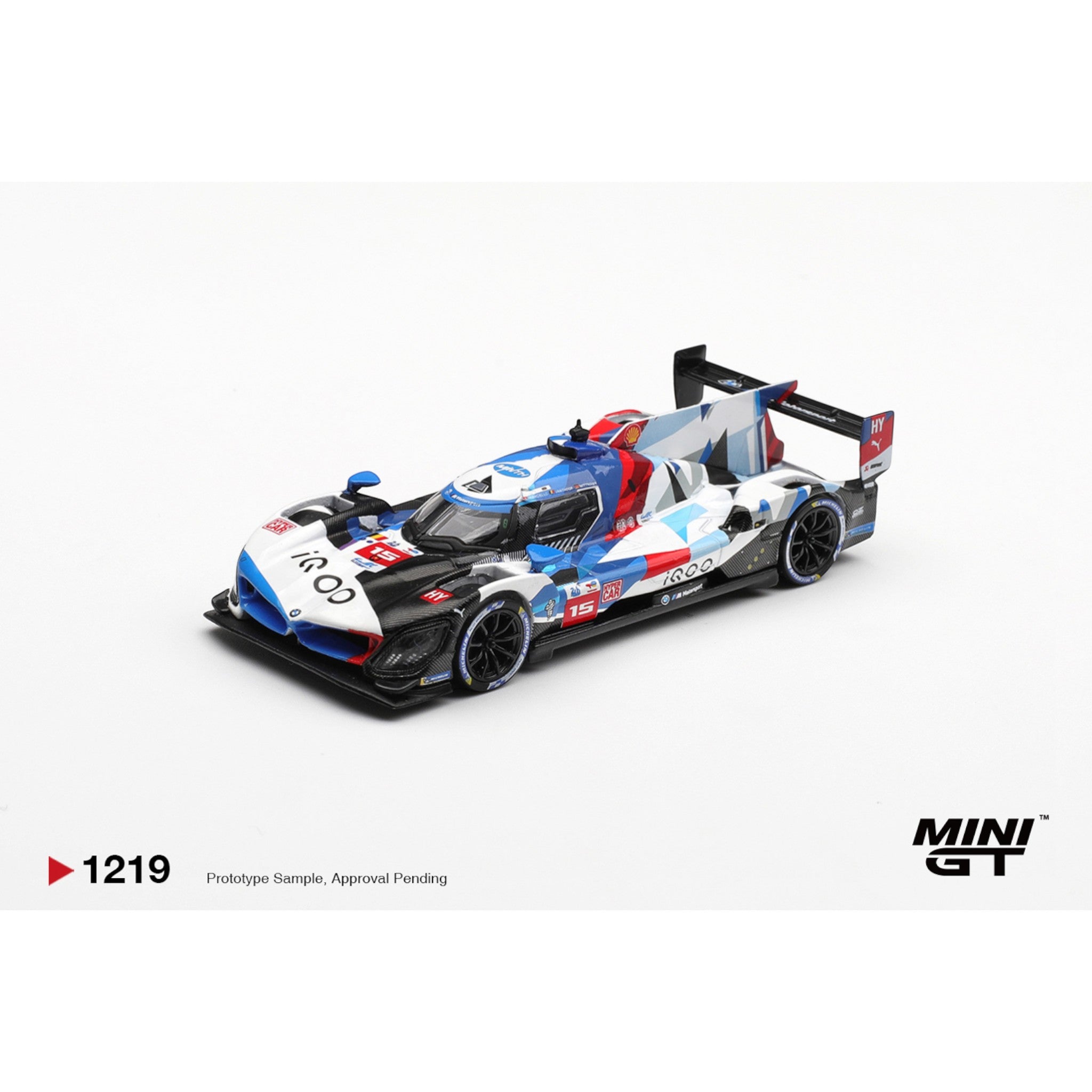 Mini GT - Pre-Order - BMW M Hybrid V8 Hypercar #15 BMW M TEAM WRT 2024 Le Mans 24 Hrs - MGT01219 (LHD)
