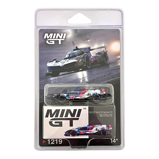 Mini GT - BMW M Hybrid V8 Hypercar #15 BMW M TEAM WRT 2024 Le Mans 24 Hrs - MGT01219-BL Blister
