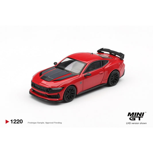 Mini GT - Pre-Order - Ford Mustang Dark Horse Race Red - MGT01220-BL Blister
