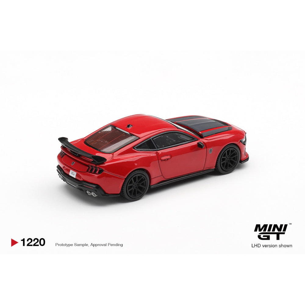 Mini GT - Pre-Order - Ford Mustang Dark Horse Race Red - MGT01220 (LHD)