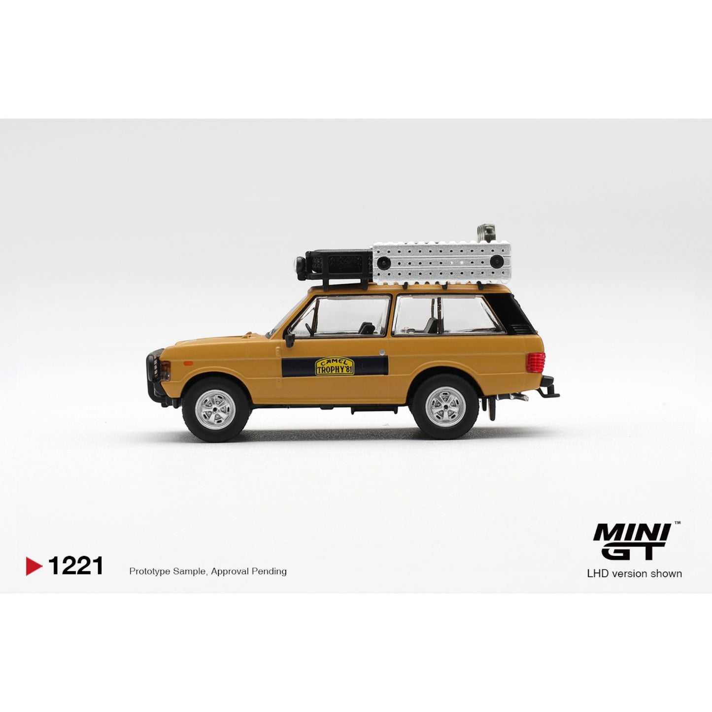 Mini GT - Pre-Order - Range Rover 1981 Camel Trophy Sumatra - MGT01221 (LHD)