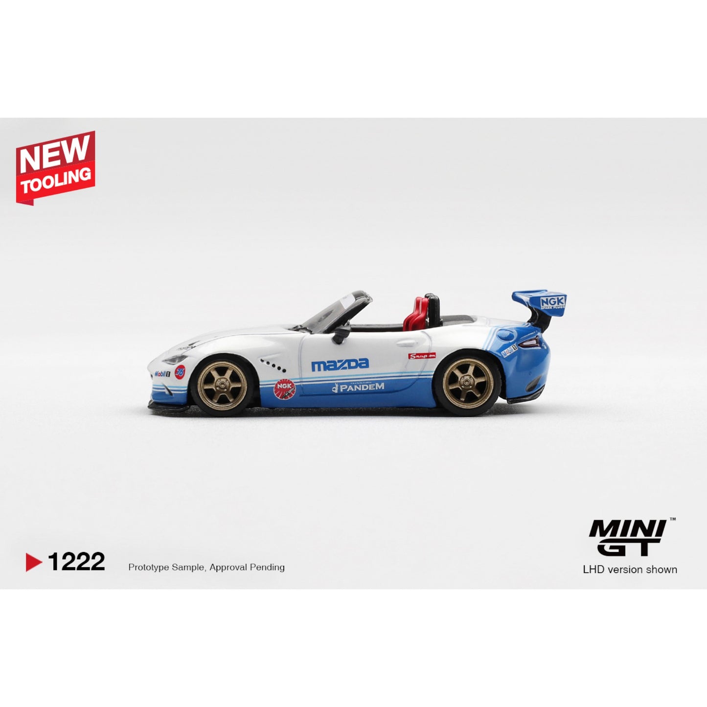 Mini GT - Pre-Order - Mazda Miata MX-5 (ND) Pandem IMSA - MGT01222 (LHD)