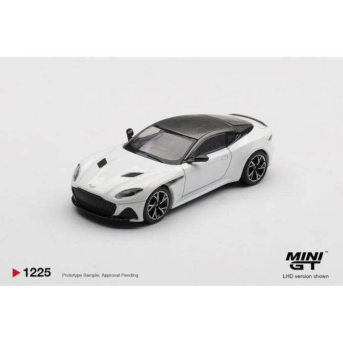Mini GT - Pre-Order - Aston Martin DBS Stratus White - MGT01225 (LHD)