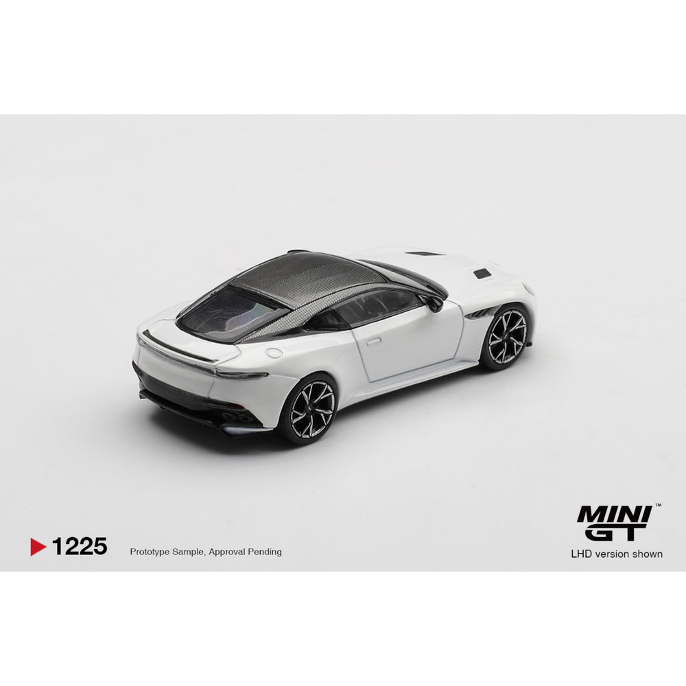 Mini GT - Pre-Order - Aston Martin DBS Stratus White - MGT01225 (LHD)