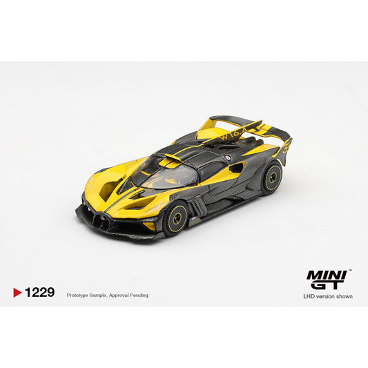 Mini GT - Pre-Order - Bugatti Bolide Yellow - MGT01229 (LHD)