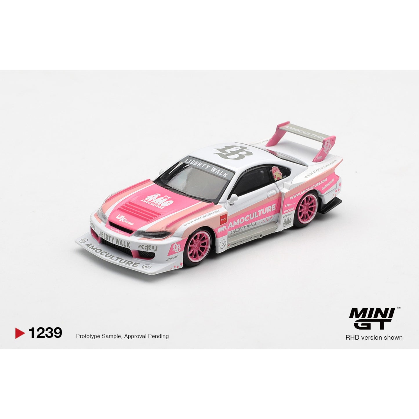 Mini GT - Pre-Order - Nissan SILVIA (S15) LB-Super Silhouette AMOCULTURE - MGT01239 (RHD)