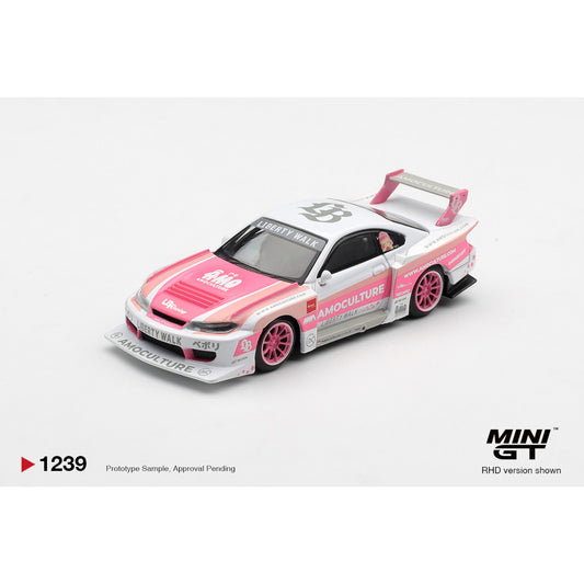 Mini GT - Pre-Order - Nissan SILVIA (S15) LB-Super Silhouette AMOCULTURE - MGT01239 (RHD)
