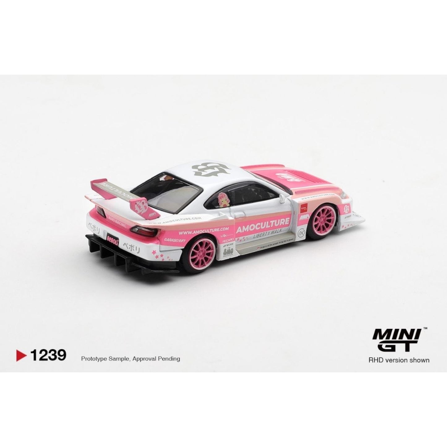 Mini GT - Pre-Order - Nissan SILVIA (S15) LB-Super Silhouette AMOCULTURE - MGT01239 (RHD)