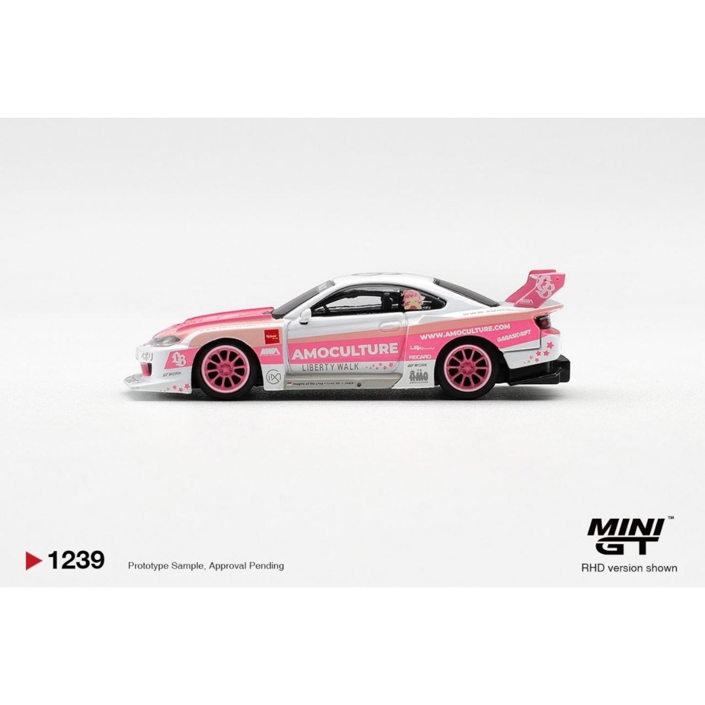 Mini GT - Pre-Order - Nissan SILVIA (S15) LB-Super Silhouette AMOCULTURE - MGT01239 (RHD)