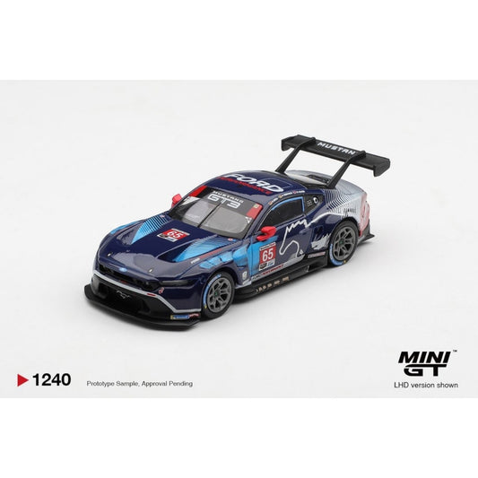 Mini GT - Pre-Order - Ford Mustang GT3 #65 Ford Multimatic Motorsports 2025 IMSA Daytona 24 Hrs Winner - MGT01240 (LHD)