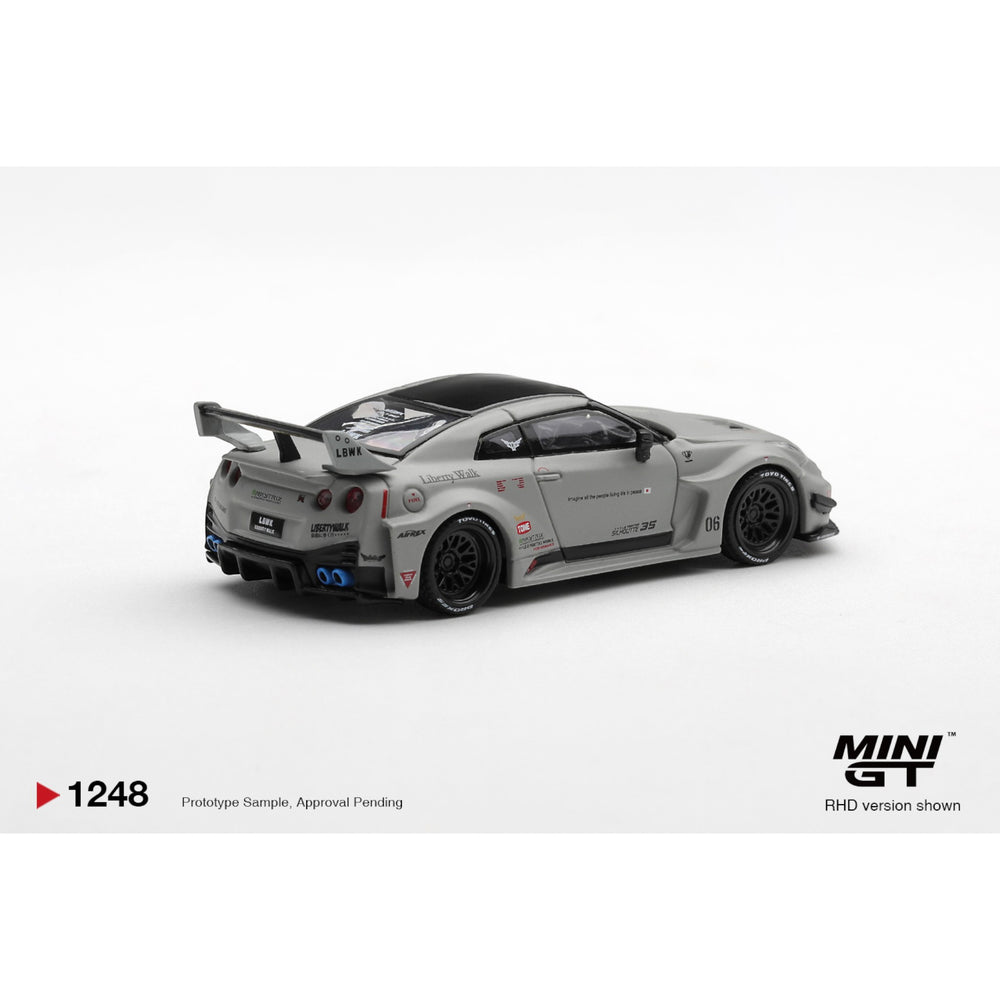 Mini GT - Pre-Order - NISSAN LB-Silhouette WORKS GT 35GT-RR Ver.1 Matt Grey - MGT01248 (LHD)