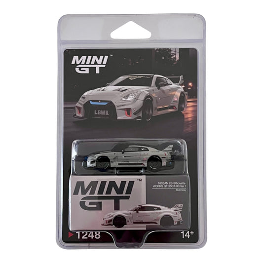 Mini GT - NISSAN LB-Silhouette WORKS GT 35GT-RR Ver.1 Matt Grey - MGT01248-BL Blister