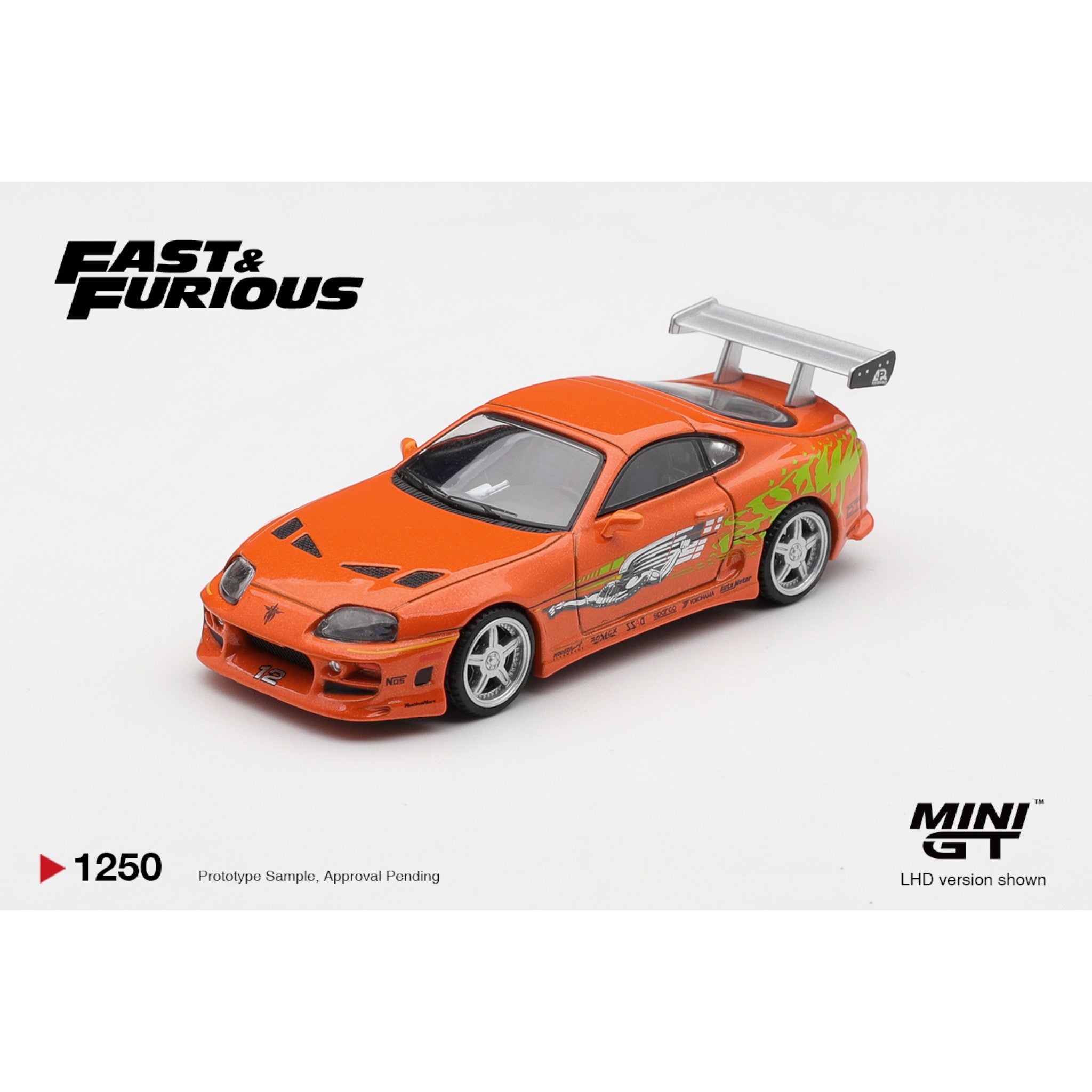 Mini GT - Pre-Order - Toyota Supra BOMEX “The Fast and the Furious” Brian O’Conner - MGT01250-BL