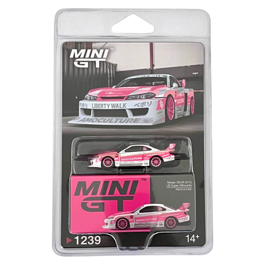 Mini GT - Nissan SILVIA (S15) LB-Super Silhouette AMOCULTURE - MGT01239-BL Blister
