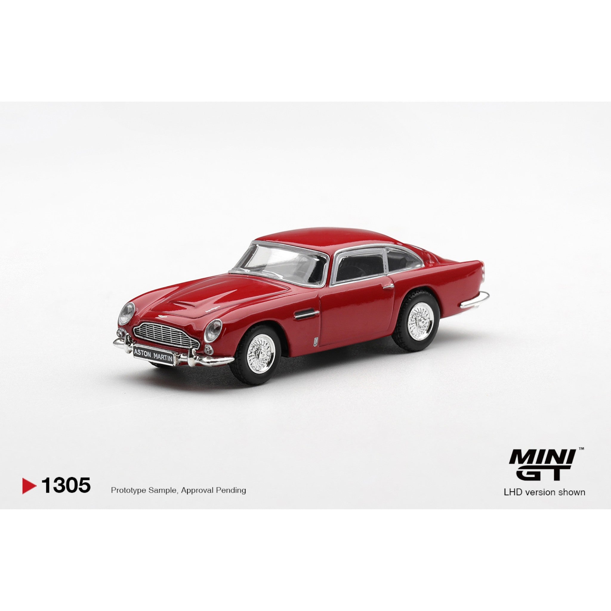 Mini GT - Pre-Order - Aston Martin DB5 Fiesta Red - MGT01305 (LHD)