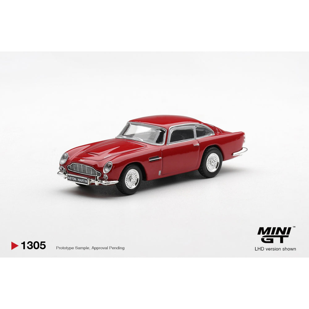 Mini GT - Pre-Order - Aston Martin DB5 Fiesta Red - MGT01305 (LHD)