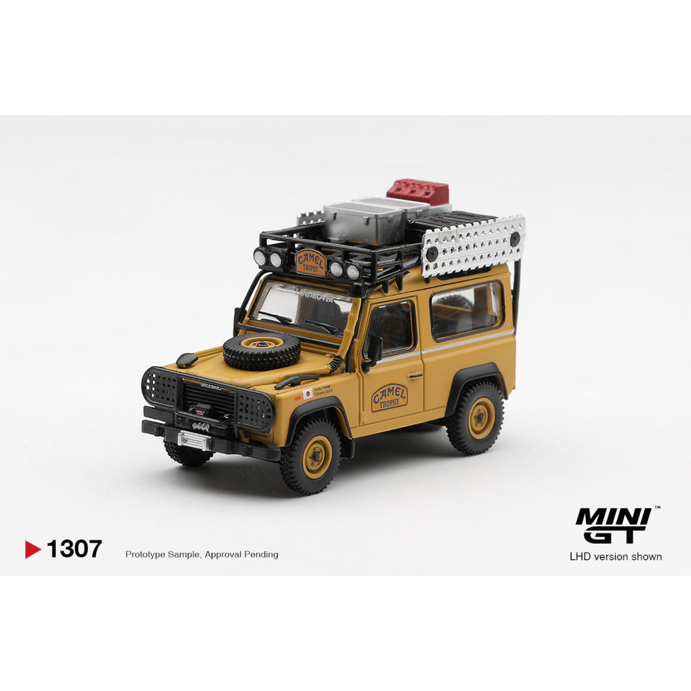 Mini GT - Pre-Order - Land Rover Defender 90 1985 Camel Trophy Borneo Team Japan - MGT01307 (LHD)