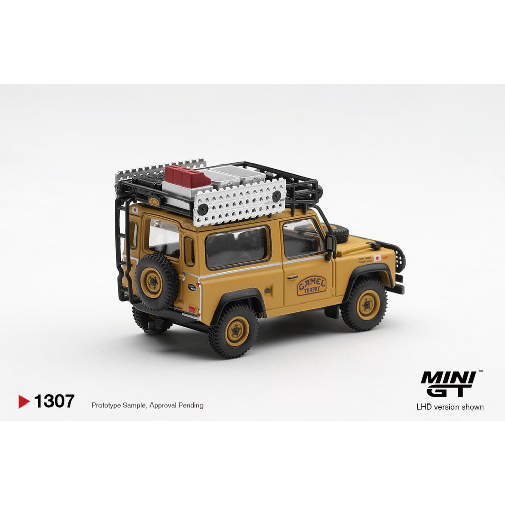 Mini GT - Pre-Order - Land Rover Defender 90 1985 Camel Trophy Borneo Team Japan - MGT01307 (LHD)