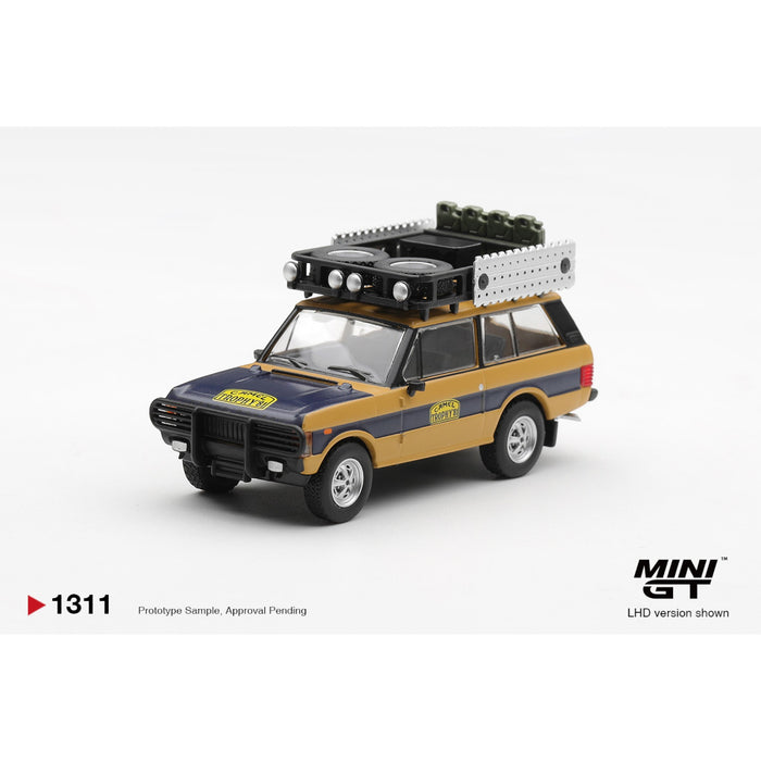 Mini GT - Pre-Order - Range Rover 1981 Camel Trophy Sumatra N.Sudmann & F.Hofmann - MGT01311 (LHD)