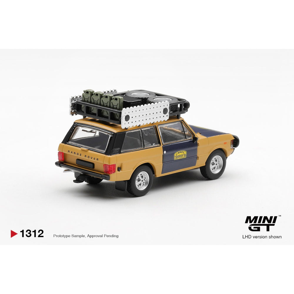 Mini GT - Pre-Order - Range Rover 1981 Camel Trophy Sumatra H.Fischer & W.Bays - MGT01312 (LHD)