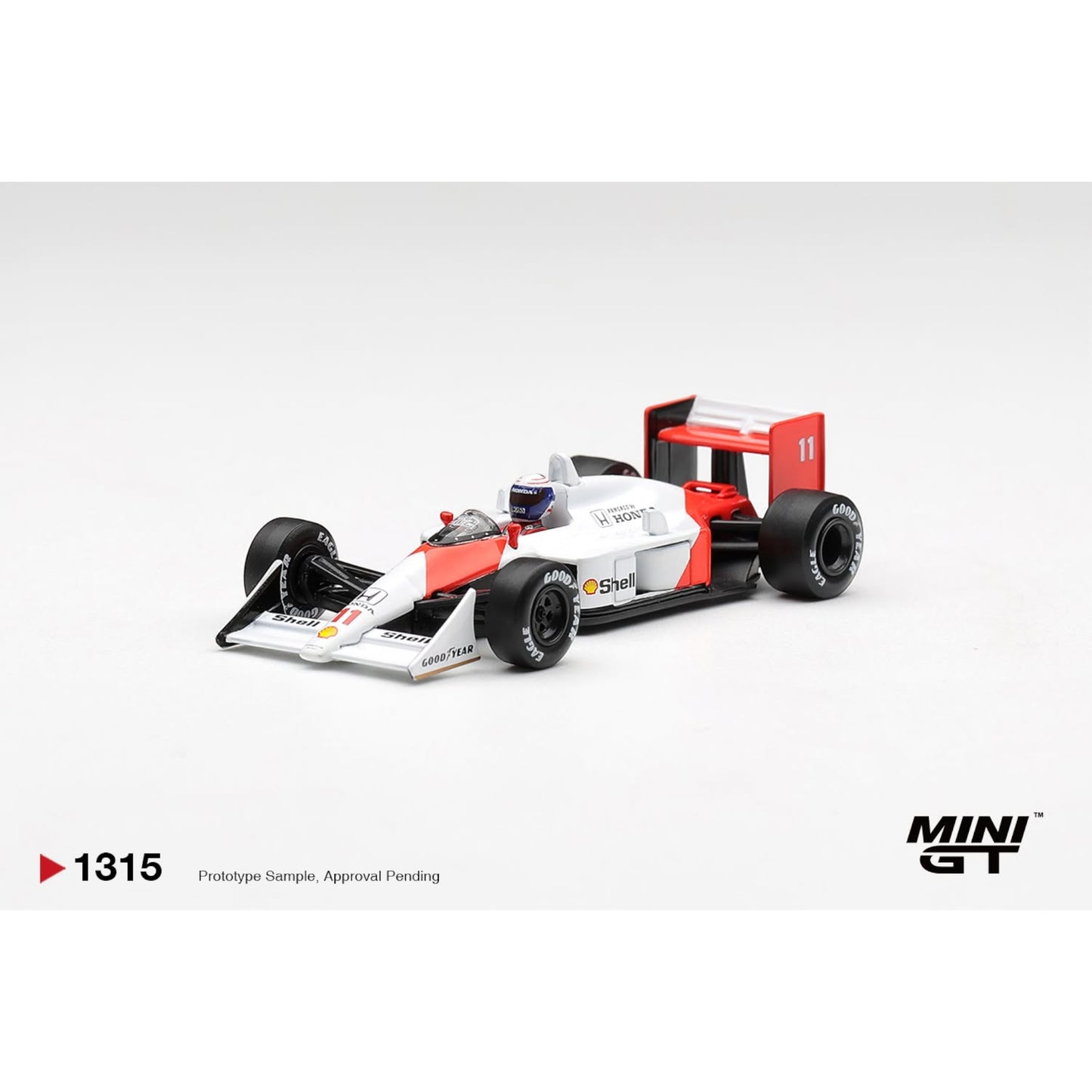 Mini GT - Pre-Order - McLaren MP4/4 #11 Alain Prost 1988 Canadian Grand Prix 2nd Place - MGT01315 (LHD)