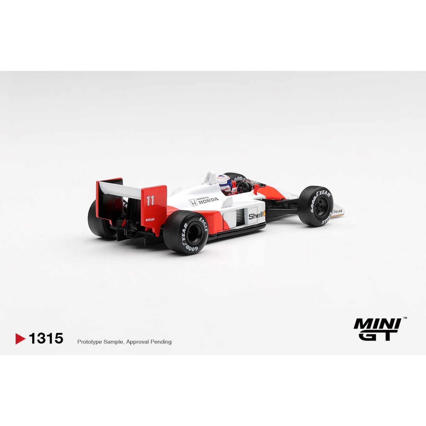 Mini GT - Pre-Order - McLaren MP4/4 #11 Alain Prost 1988 Canadian Grand Prix 2nd Place - MGT01315 (LHD)