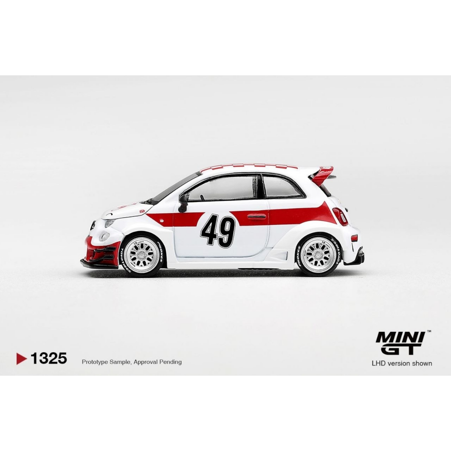 Mini GT - Pre-Order - Abarth 595 LB-WORKS x Abas Works 1000 TC Tribute - MGT01325 (LHD)