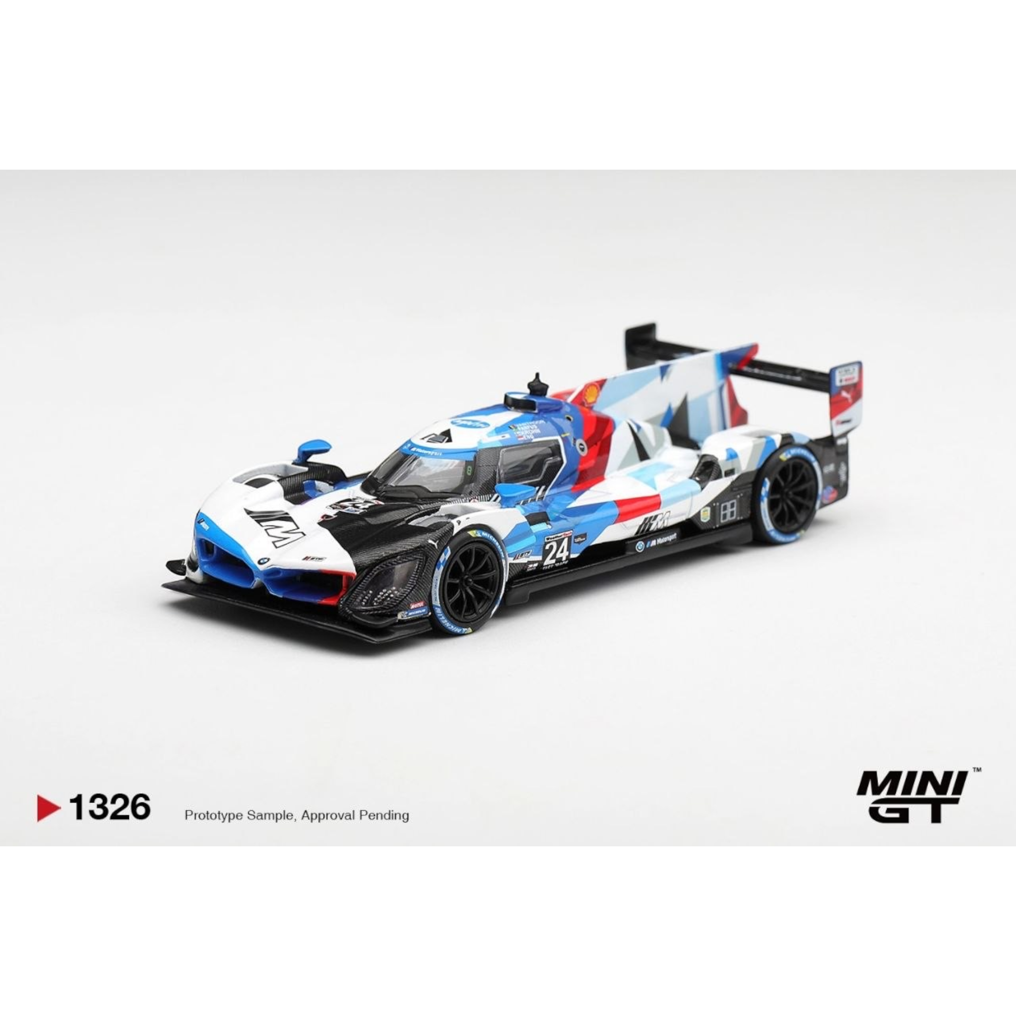 Mini GT - Pre-Order - BMW M Hybrid V8 GTP #24 BMW M Team RLL 2024 IMSA Daytona 24 Hrs - MGT01326 (LHD)