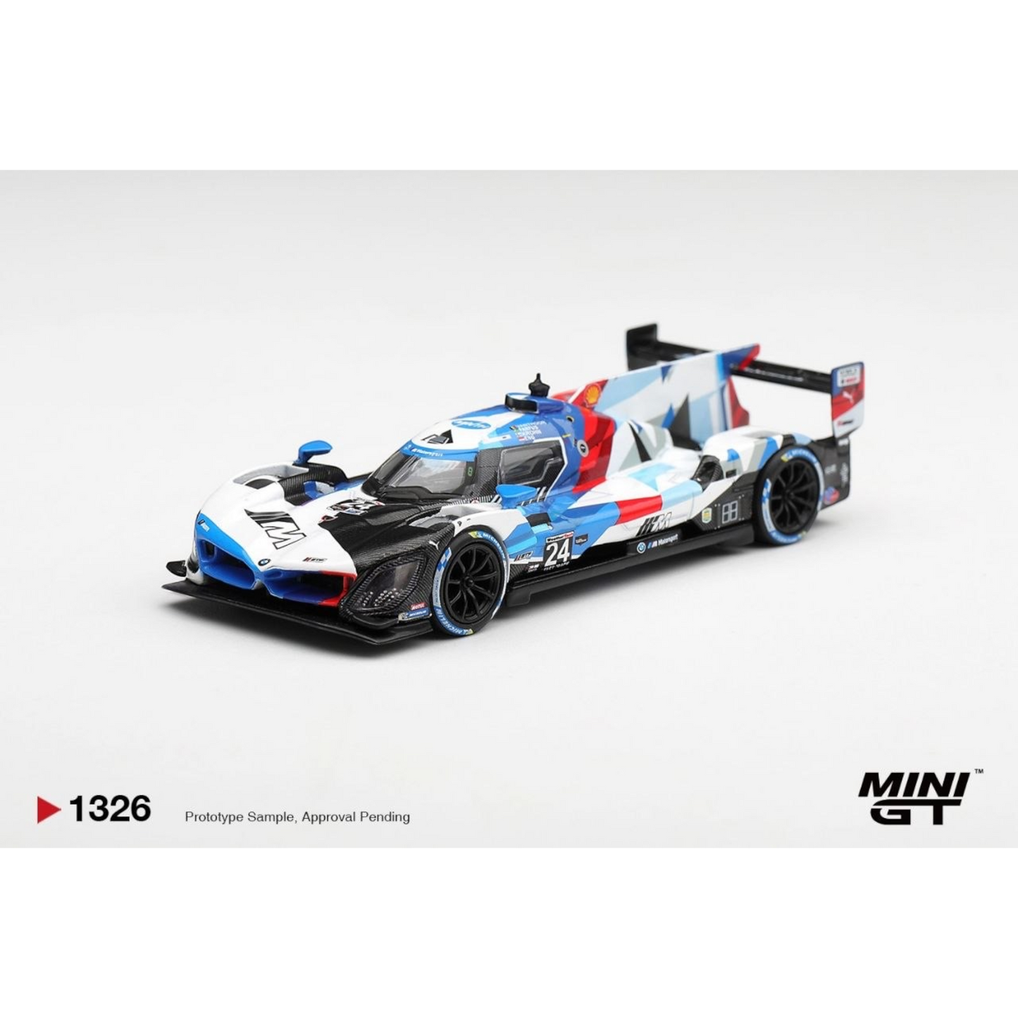 Mini GT - Pre-Order - BMW M Hybrid V8 GTP #24 BMW M Team RLL 2024 IMSA Daytona 24 Hrs - MGT01326 (LHD)