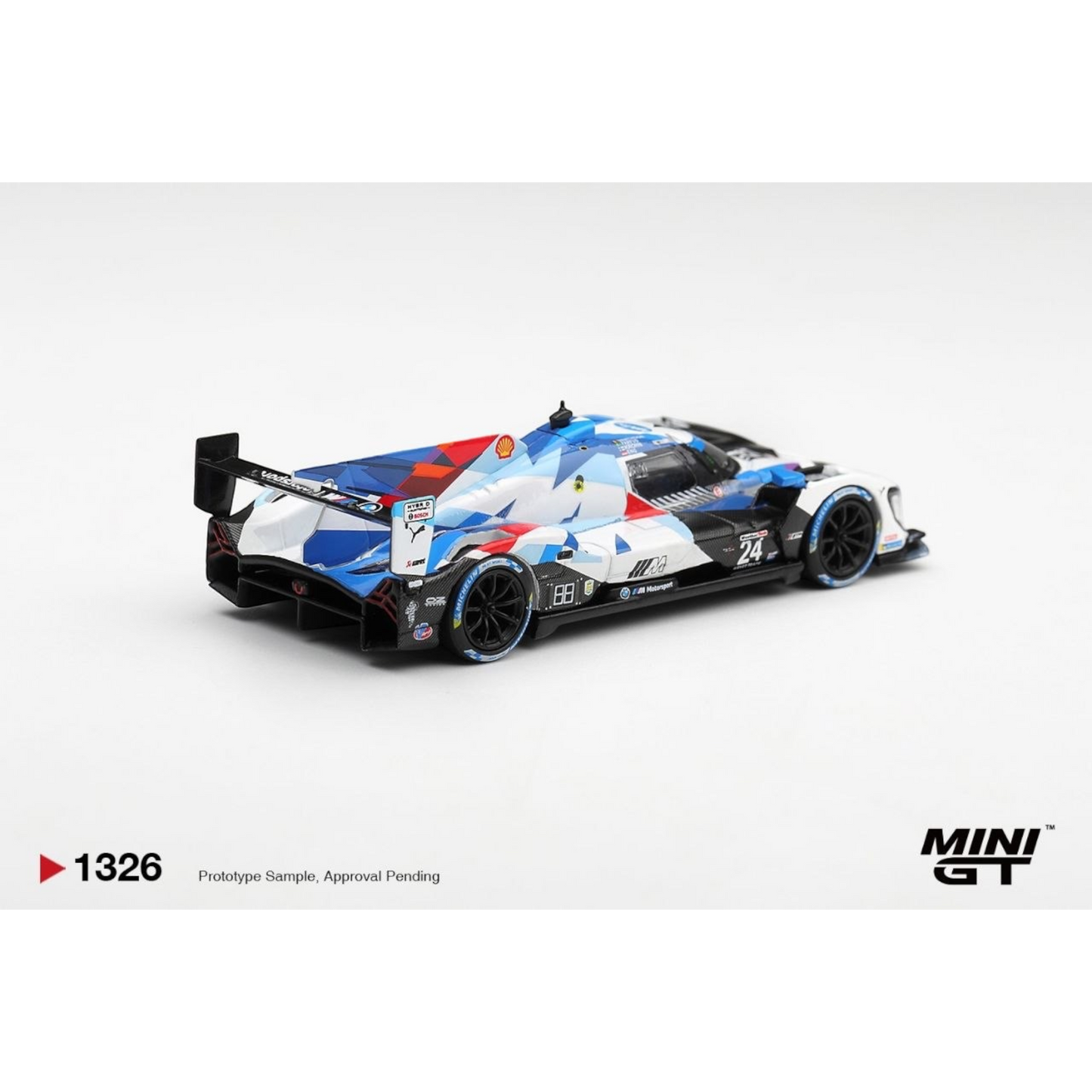Mini GT - Pre-Order - BMW M Hybrid V8 GTP #24 BMW M Team RLL 2024 IMSA Daytona 24 Hrs - MGT01326 (LHD)
