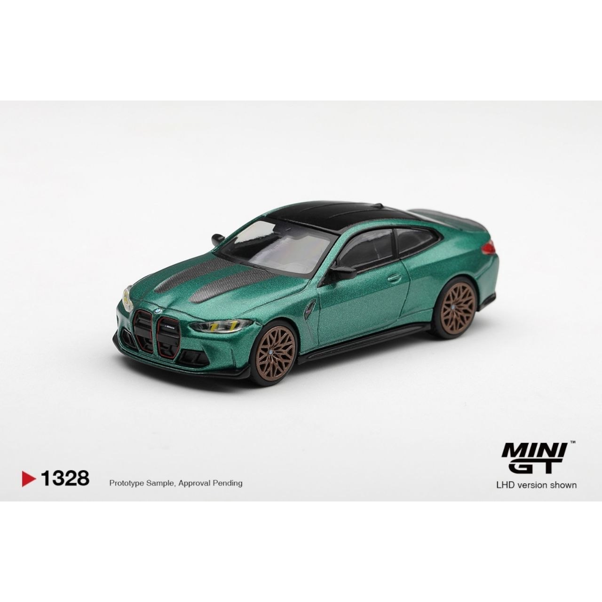 Mini GT - Pre-Order - BMW M4 CS Frozen Isle of Man Green Metallic - MGT01328 (LHD)