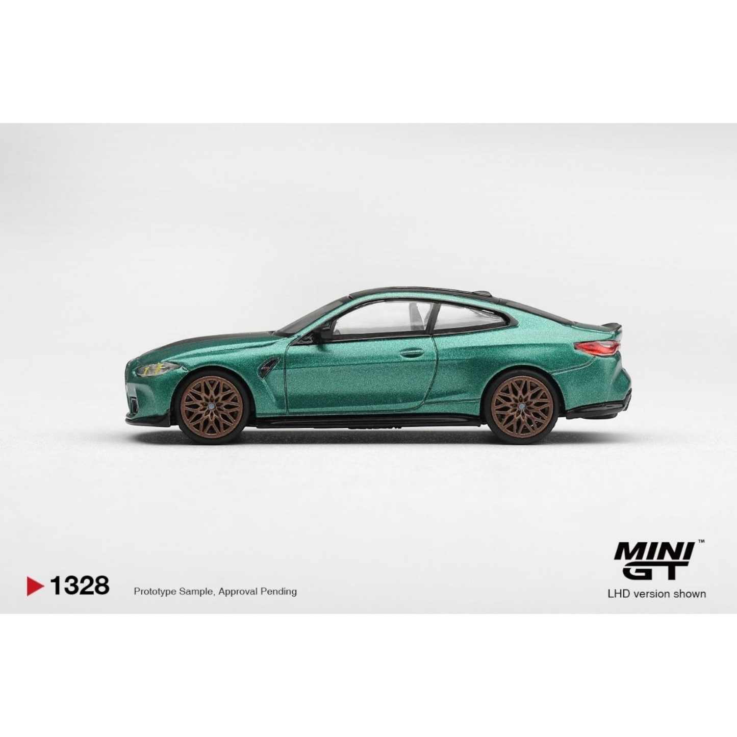 Mini GT - Pre-Order - BMW M4 CS Frozen Isle of Man Green Metallic - MGT01328 (LHD)