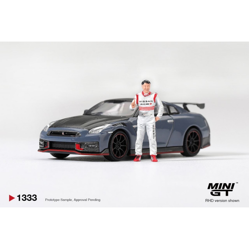 Mini GT - Pre-Order - Nissan GT-R Nismo 2024 Tsukuba Production Car Lap Record W/ Matsuda Figure Tsugio Matsuda Collection - MGT01333 (RHD)