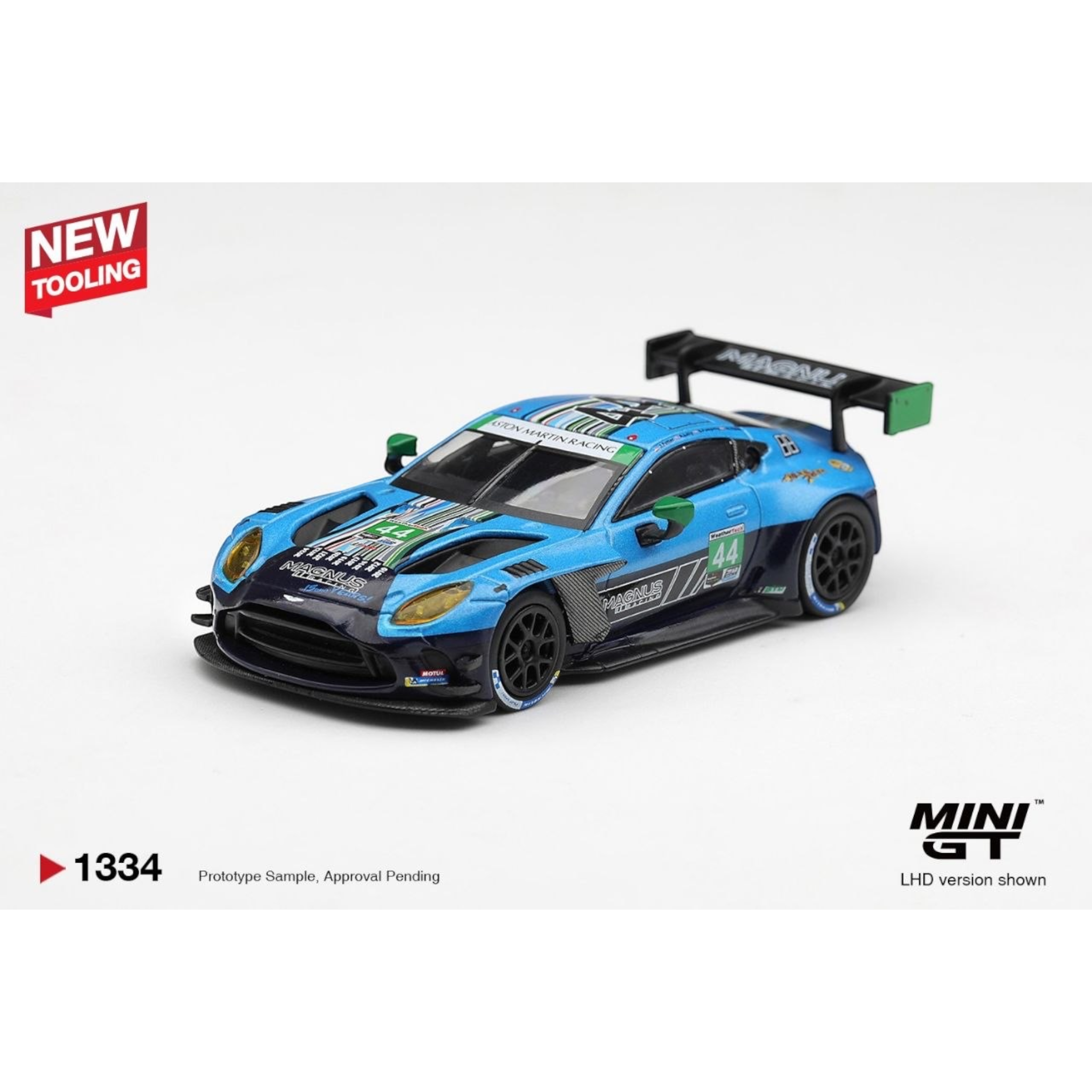 Mini GT - Pre-Order - Aston Martin Vantage GT3 Evo #44 Magnus Racing 2025 IMSA Daytona 24 Hrs - MGT01334 (LHD)