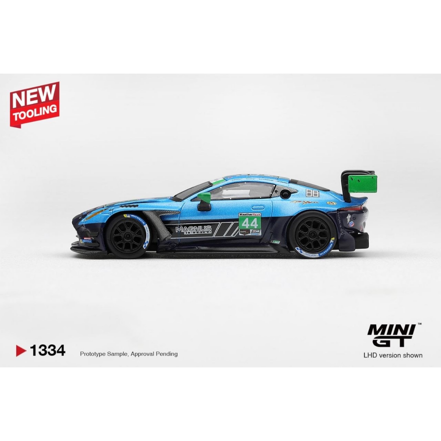 Mini GT - Pre-Order - Aston Martin Vantage GT3 Evo #44 Magnus Racing 2025 IMSA Daytona 24 Hrs - MGT01334 (LHD)