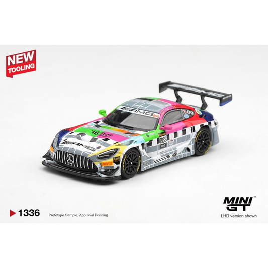 Mini GT - Pre-Order - Mercedes-AMG GT3 #888 Mercedes-AMG Team GMR Meguiar´s Bathurst 12 Hour 2025 - MGT01336 (LHD)