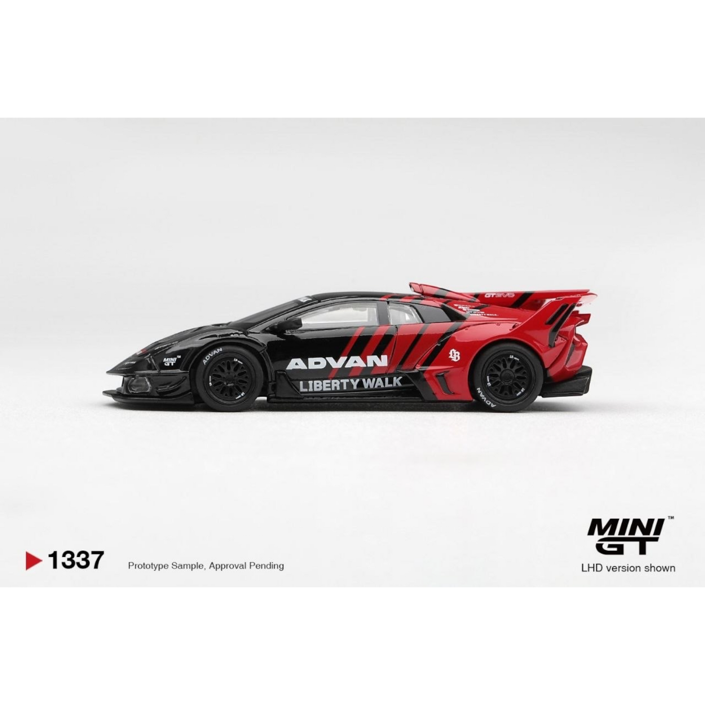Mini GT - Pre-Order - Lamborghini LB-Silhouette WORKS MURCIELAGO GT Evo Advan - MGT01337 (LHD)