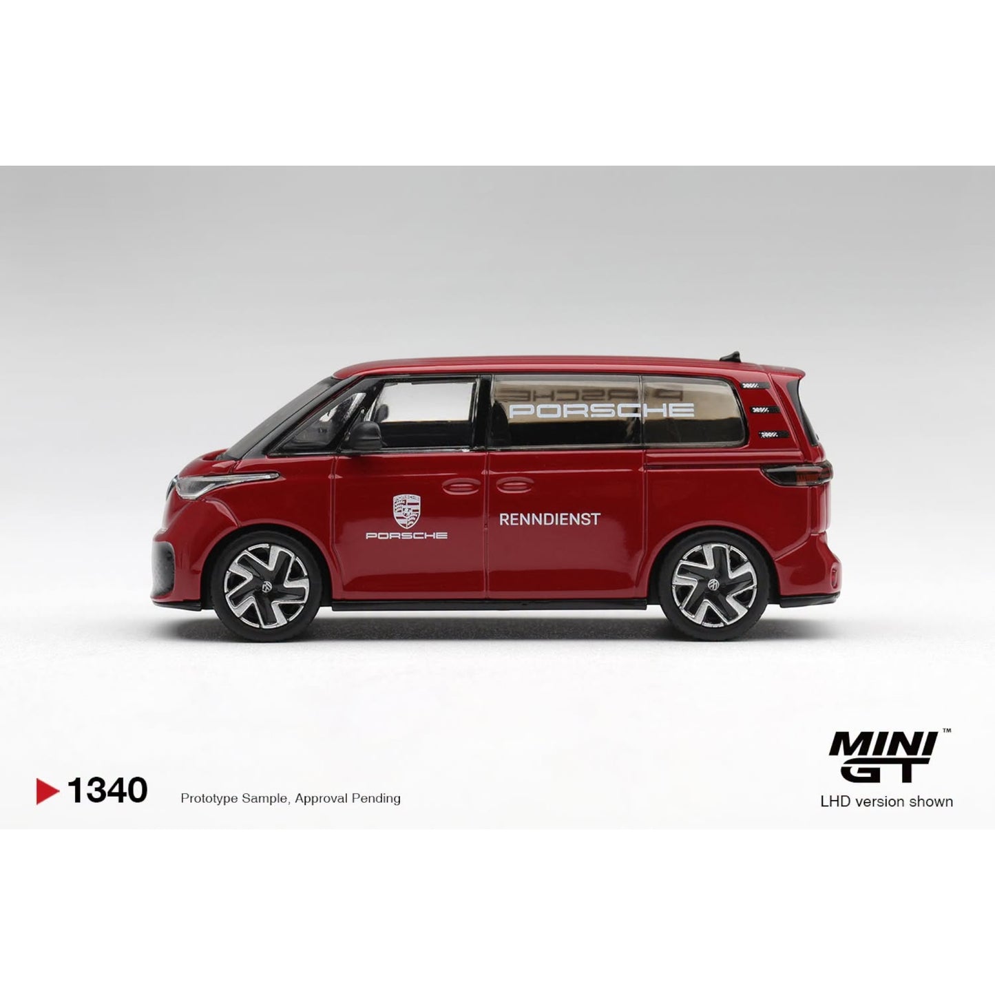 Mini GT - Pre-Order - Volkswagen ID. Buzz Porsche Renndienst - MGT01340 (LHD)