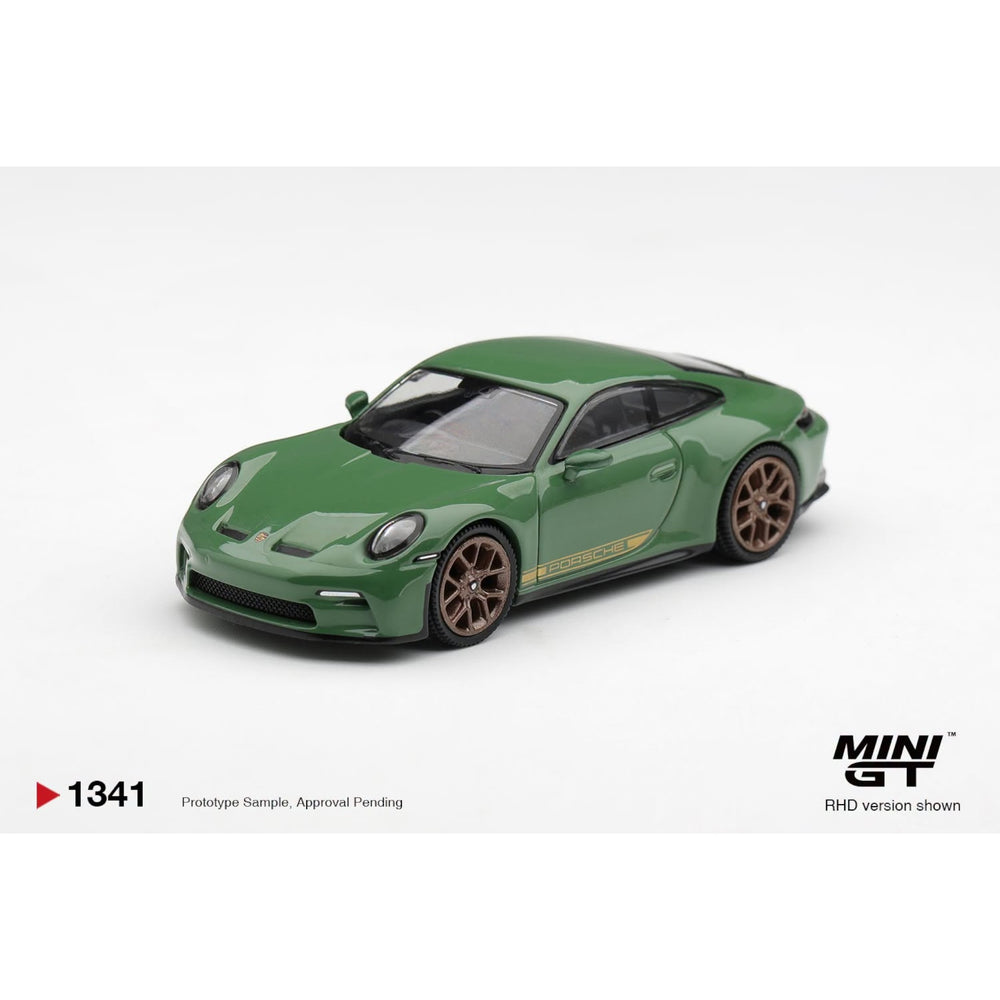 Mini GT - Pre-Order - Porsche 911 (992) GT3 Touring Auratium Green - MGT01341 (LHD)