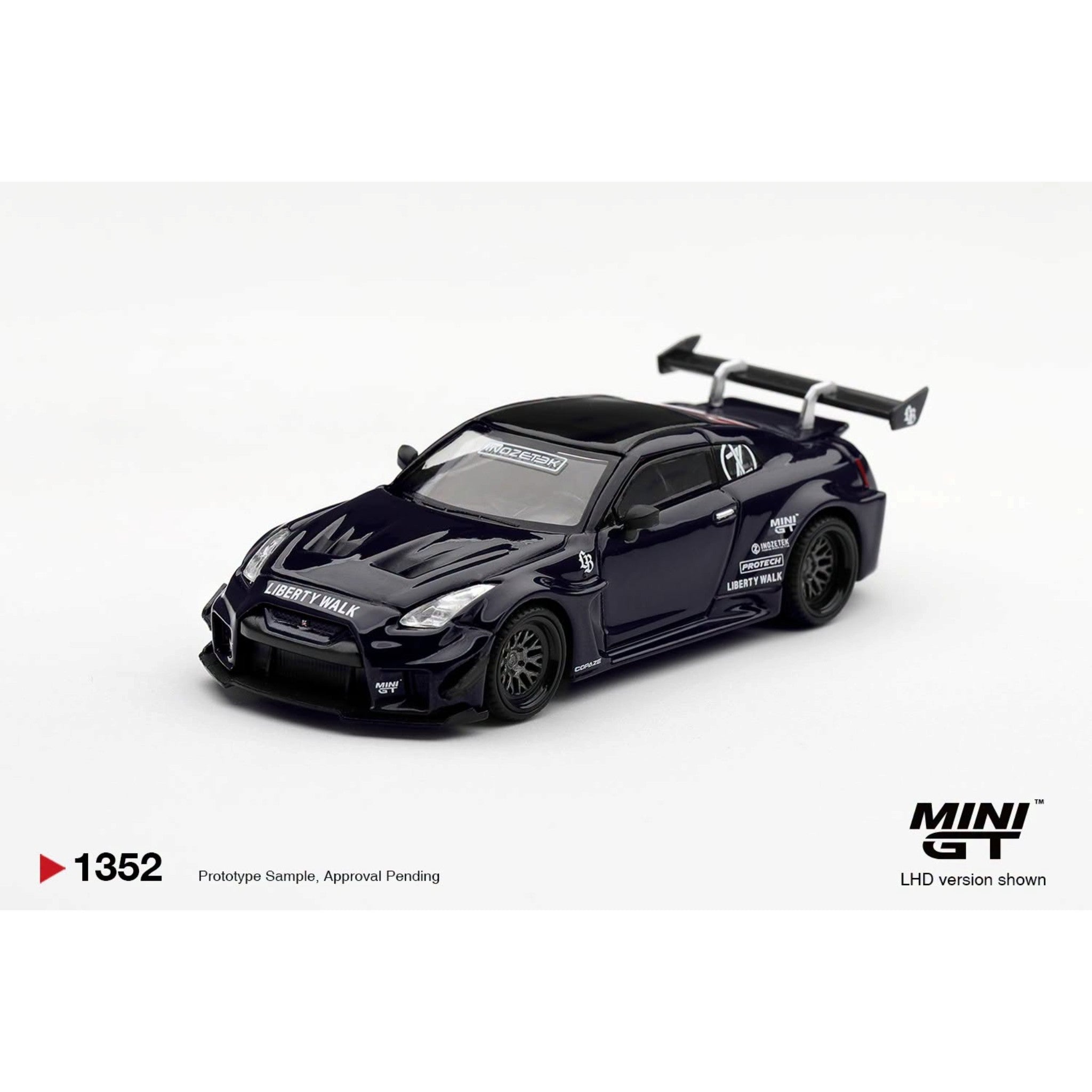 Mini GT - Pre-Order - LB-Silhouette WORKS GT NISSAN 35GT-RR Ver.2 INOZETEK Edition - MGT01352 (LHD)
