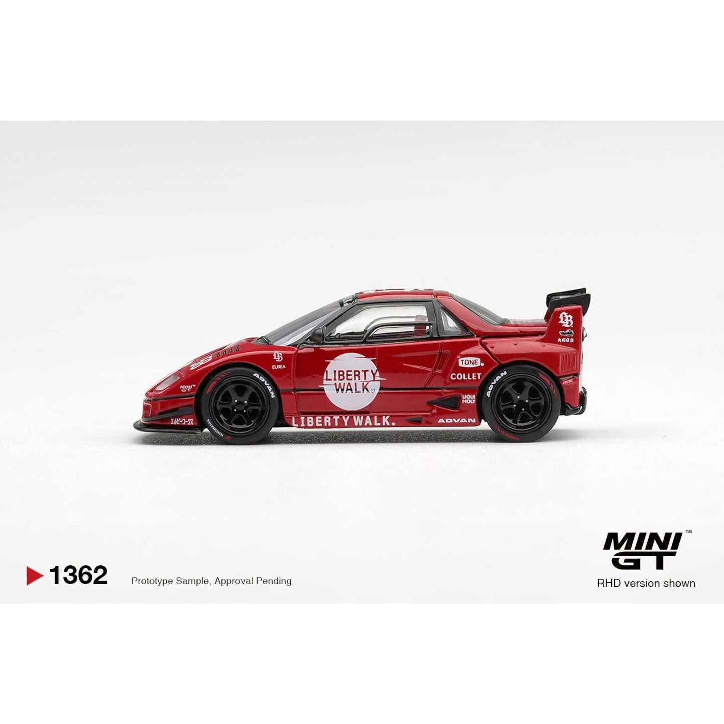 Mini GT - Pre-Order - Mazda AZ-1 Liberty Walk LB40 LB-Hinomaru Red - MGT01362 (RHD)