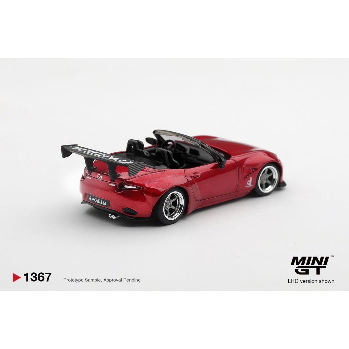 Mini GT - Pre-Order - Mazda Miata MX-5 (ND) Pandem Kodo Red - MGT01367 (LHD)