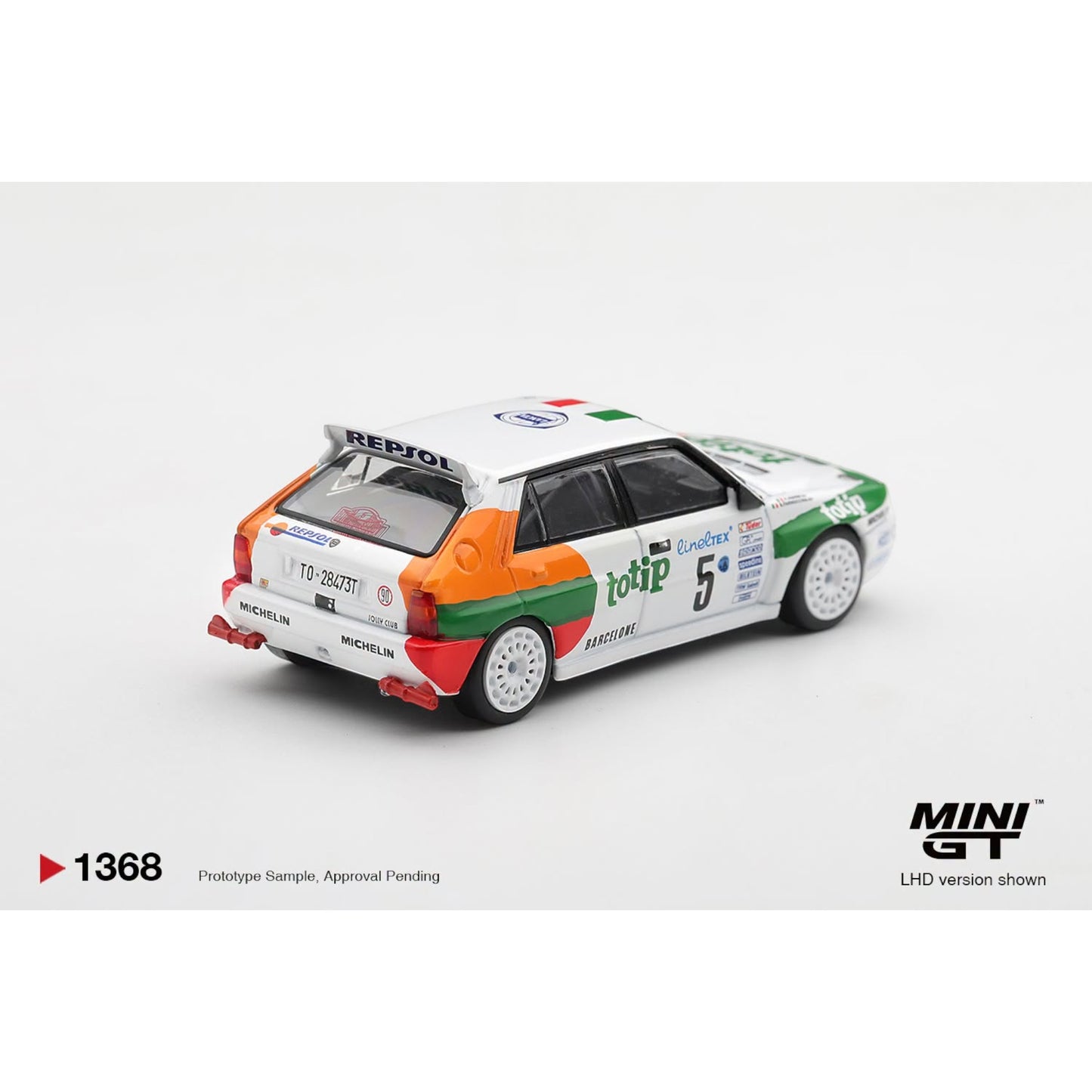 Mini GT - Pre-Order - Lancia Delta HF Integrale Evoluzione #5 1993 Rallye Monte-Carlo - MGT01368 (LHD)