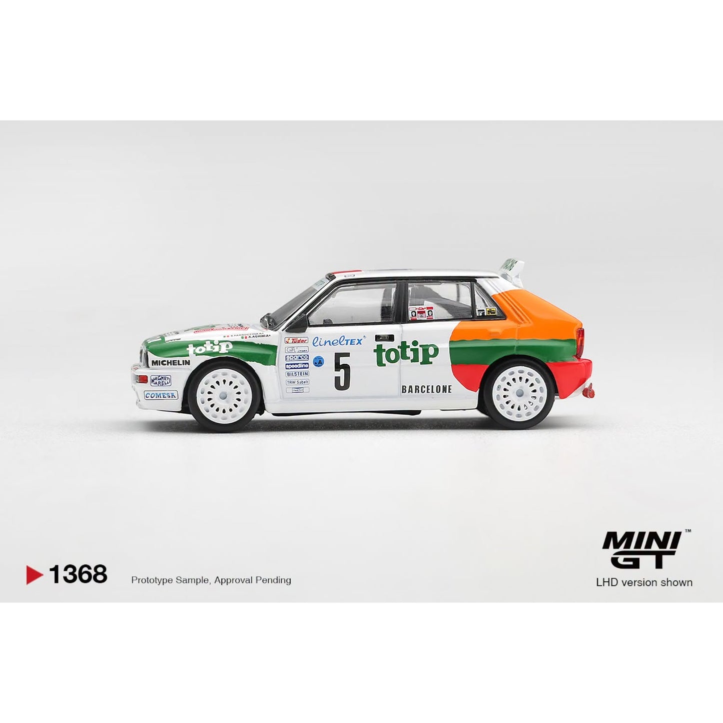 Mini GT - Pre-Order - Lancia Delta HF Integrale Evoluzione #5 1993 Rallye Monte-Carlo - MGT01368 (LHD)